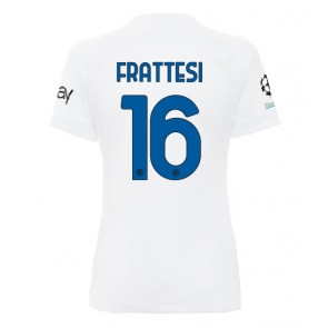 Inter Milan Davide Frattesi #16 Udebanetrøje Dame 2023-24 Kort ærmer